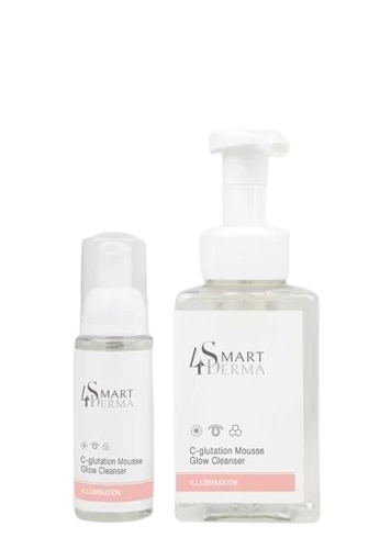 80 мл Освітлювальна пінка з вітаміном С та глутатіоном C-glutation Mousse Glow Cleanser Smart4derma 854 фото
