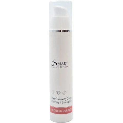 50 мл Зміцнюючий нічний крем для чутливої та куперозної шкіри Smart4Derma Redness Corect 802 фото