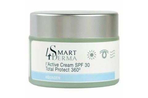 50 мл Экстраувлажняющий крем с церамидами SPF 30 для сухой и нормальной кожи Smart4Derma Aquagen 50 мл 506 фото